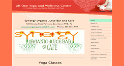 Desktop Screenshot of alloneyogafwb.com